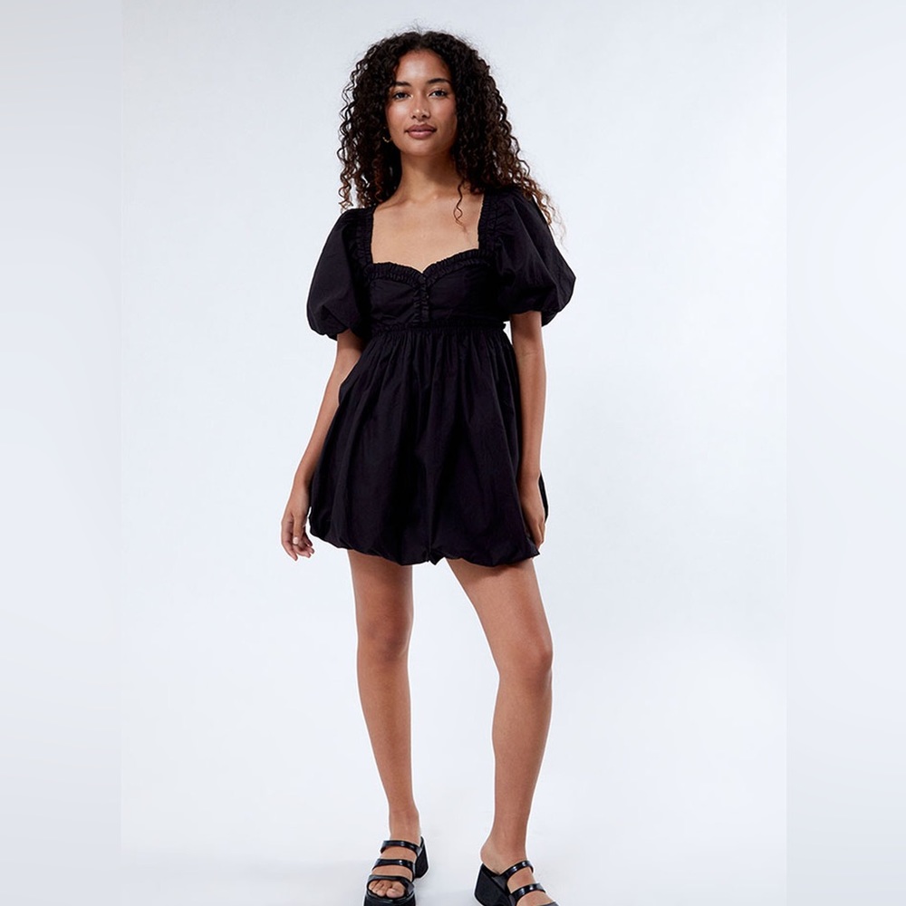 Free People Black Mini Dress